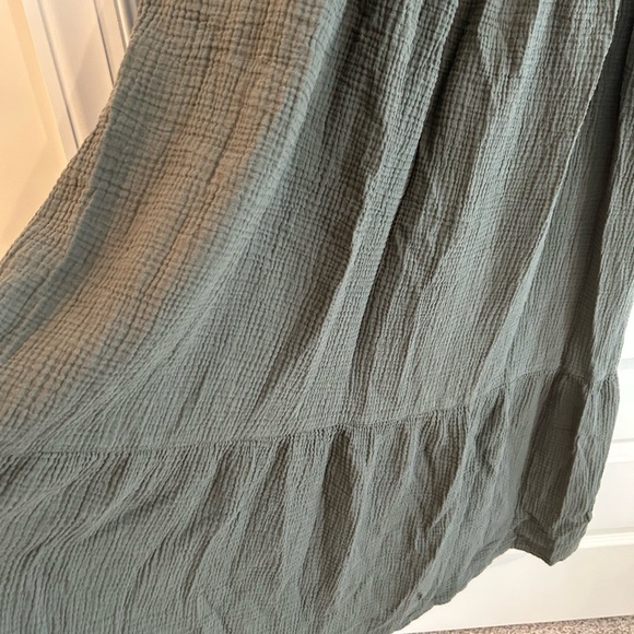 BB Dakota by Steve Madden Arianna Maxi Dress Khaki Green Size XL - Picture 6 of 14
